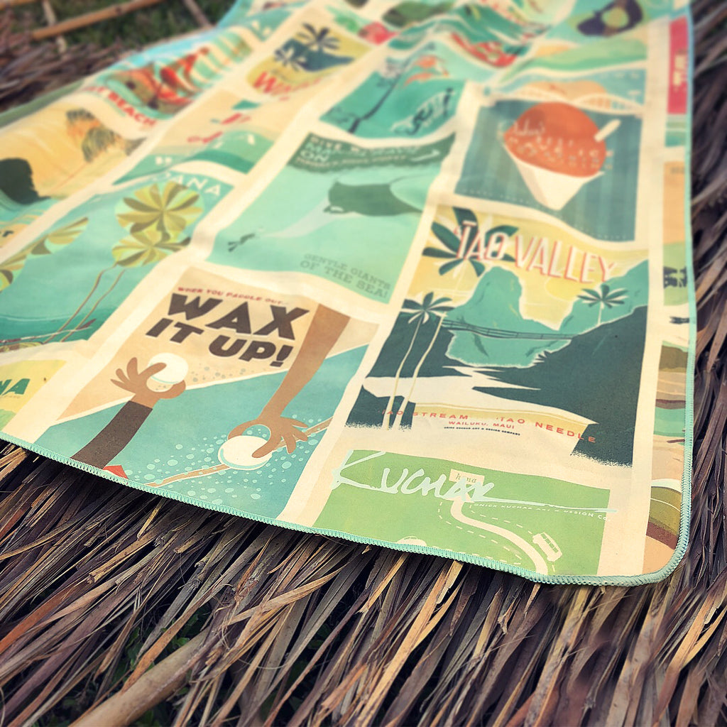 Surfer Towel Kama'aina ダブルサイドタオル Surfer Towel Kama'aina ダブルサイドタオル SURFER TOWEL KAMA'AINA