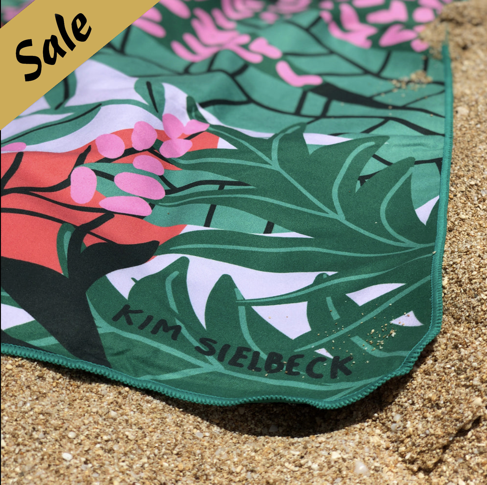 PLANT ALOHA by Kim Sielbeck – Surfer Towel