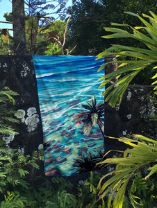 Low tide is the best time for laying out on the beach with a new Surfer Towel! Quick drying, eco friendly, with a gorgeous double sided print! 